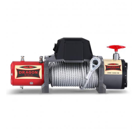 Wyciągarka Dragon Winch DWM 12000 HD – 12V/24V, 5443 kg, lina stalowa 30 m